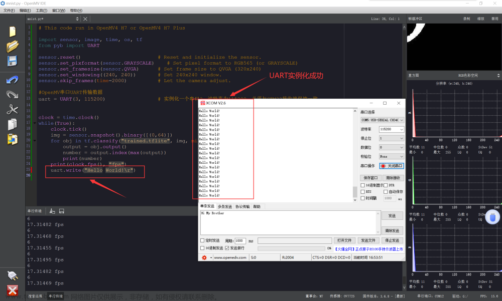 基于OpenMV与STM32的数据通信项目（代码开源）,STM32开发,STM32,OpenMV,嵌入式,数据传输