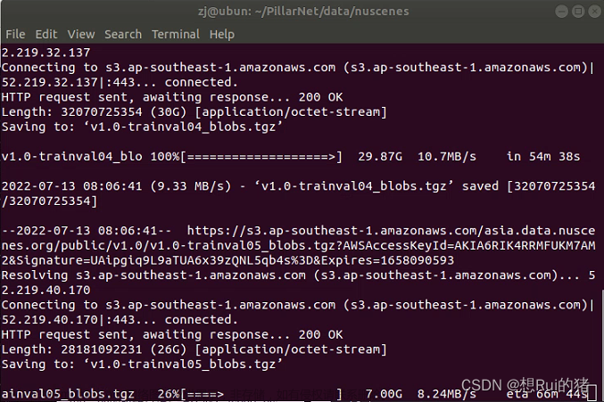 nuscenes数据集下载,数据集,ubuntu,目标检测