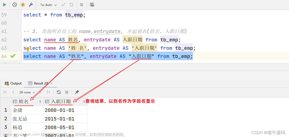【JaveWeb教程】（20） MySQL数据库开发之 基本查询、条件查询、聚合函数、分组查询、排序查询、分页查询 详细代码示例讲解,# 15天学会JavaWeb开发,MySQL教程,mysql,数据库开发,oracle
