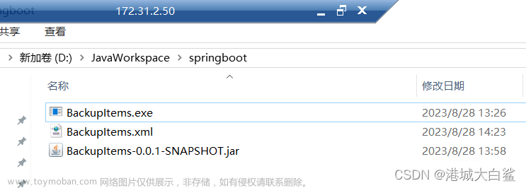 springboot部署的windowsswrver,Java系列,spring boot,后端,java