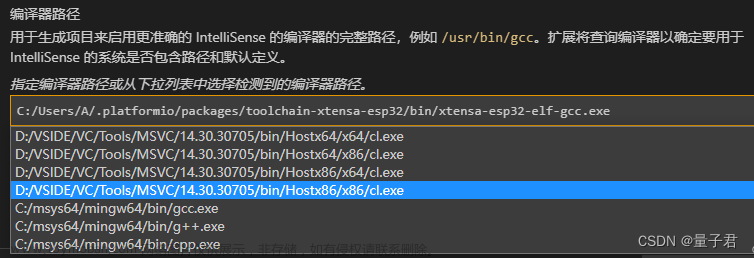 vscode compilerpath,ESP32填坑日记,vscode,c语言,ide