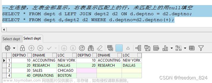 Oracle基础查询介绍,oracle,数据库