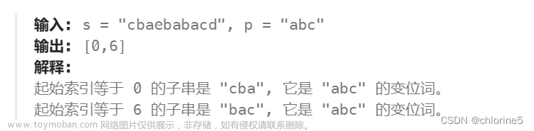 力扣精選算法100題——找到字符串中所有字母異位詞(滑動(dòng)窗口專題）,算法,leetcode,算法