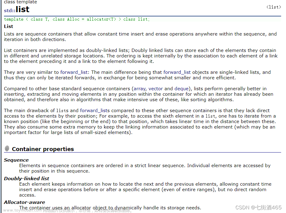 STL——list,c++,STL,list