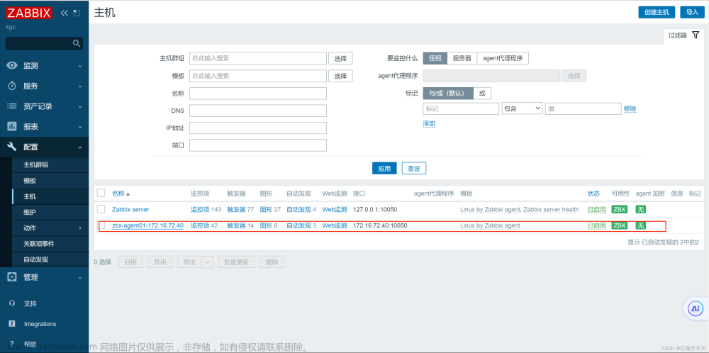 Zabbix分布式监控系统概述、部署、自定义监控项、邮件告警,zabbix,分布式