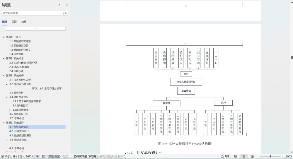 基于SpringBoot Vue高校失物招领系统