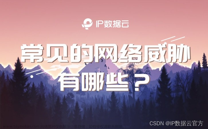 【网络安全】常见的网络威胁有哪些？,IP归属地,网络安全,反欺诈,php,web安全,安全