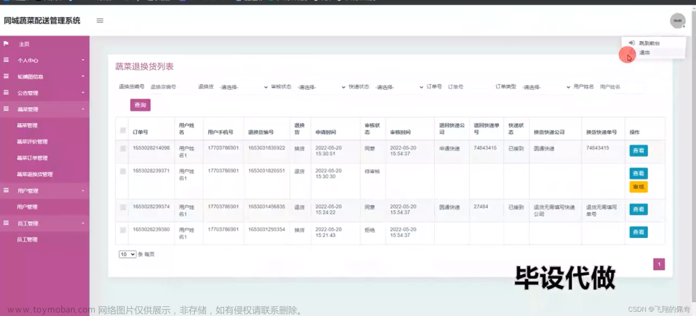 Java项目：基于SSM框架实现同城蔬菜配送管理系统（SSM+B/S架构+源码+数据库+毕业论文）,毕设项目,java,架构,数据库