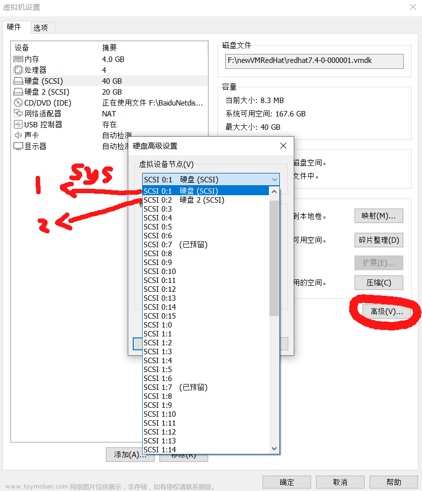 解决vmware虚拟机中的linux系统新增硬盘后无法启动