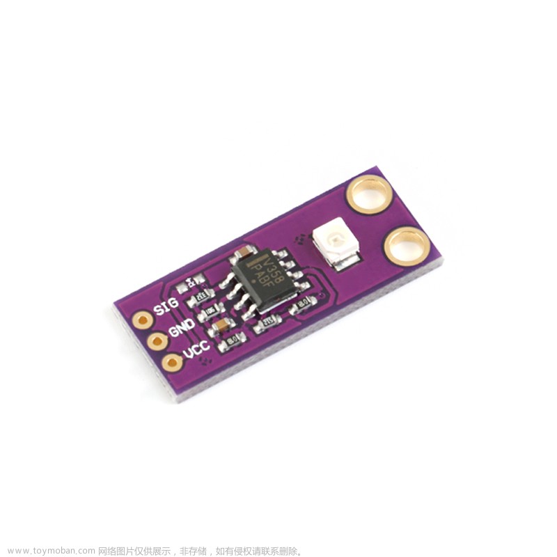 K_A12_014 基于STM32等单片机驱动S12SD紫外线传感器模块 串口与OLED0.96双显示
