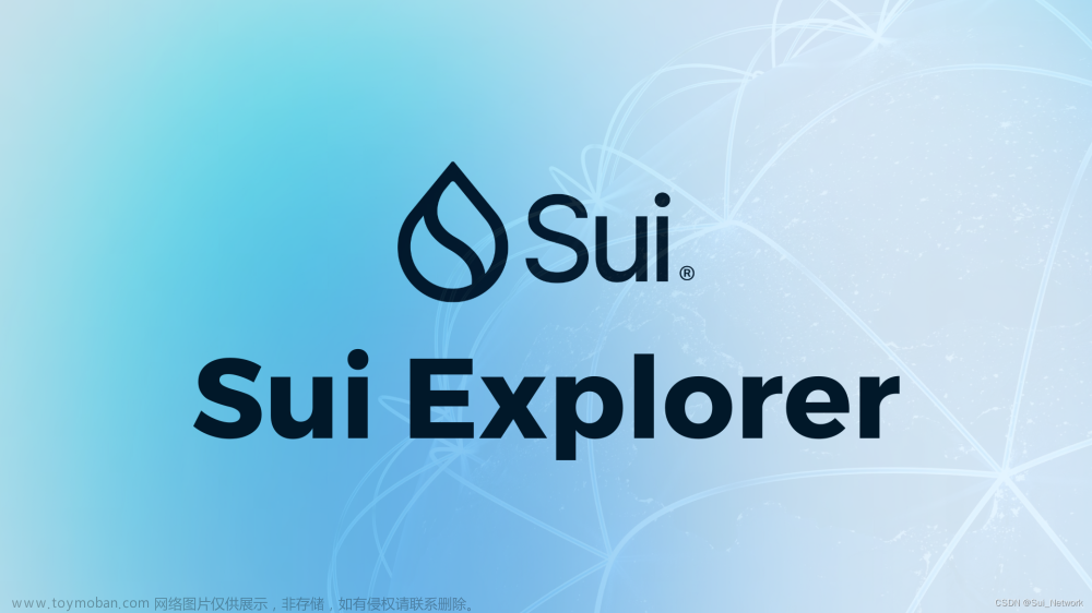 一文快速了解浏览器Sui Explorer