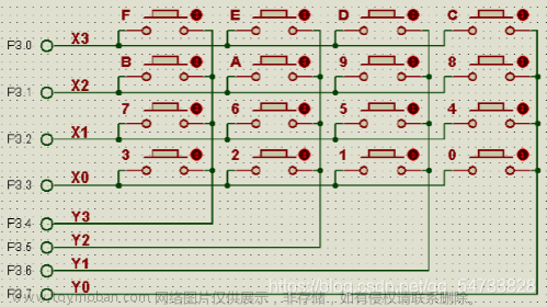 正点原子STM32F103精英版+HAL库实现4×4矩阵按键检测