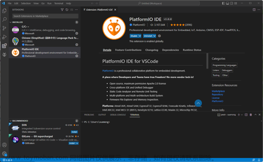 02-VS Code 和 PlatformIO IDE开发环境