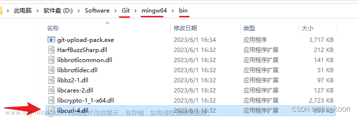 安装git出现了fatal: failed to load library ‘libcurl-4.dll‘