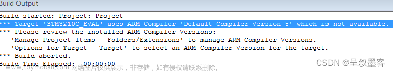 uses ARM-Compiler ‘Default Compiler Version 5‘ which is not available. MDK5.37安装ARM_Compiler_5