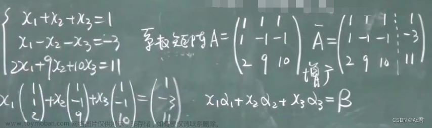 【算法竞赛模板】求解线性方程组是否有解(求解矩阵的秩)