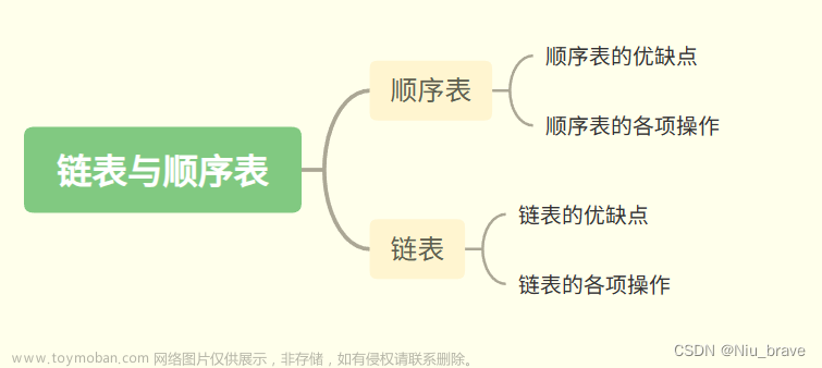 顺序表与链表