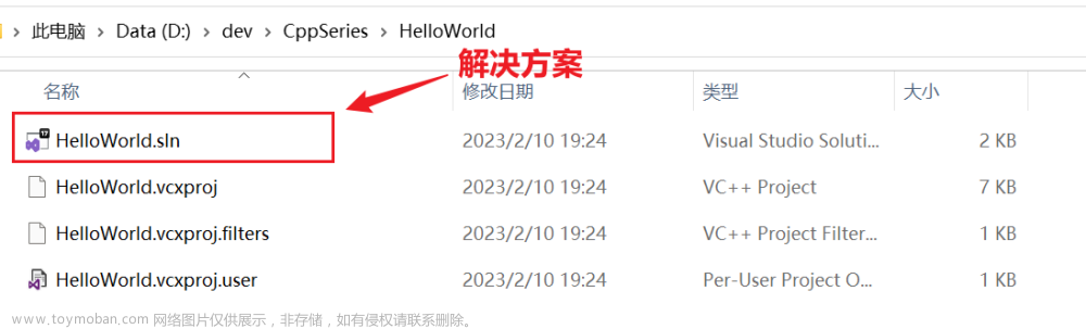 visual studio2022 解决方案和项目