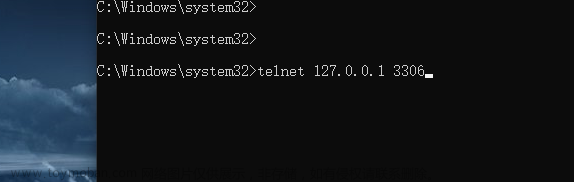 telnet 测试IP和端口命令