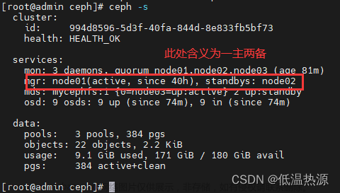 Ceph分布式文件系统——文件系统MDS接口 块存储RDB接口 对象存储RGW接口