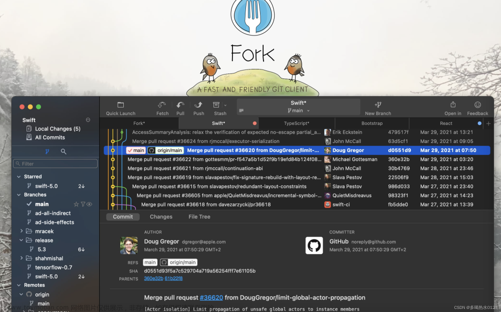 Mac版Fork使用（git可视化客户端）