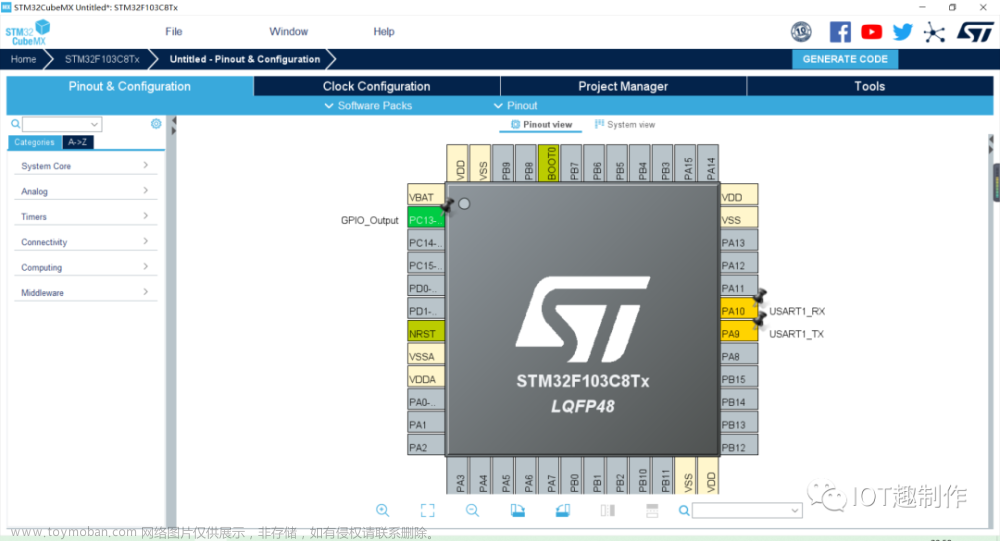 STM32 HAL库+ESP8266+华为云物联网平台