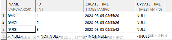 达梦数据库（DM7)自动更新时间触发器及时间排序