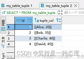 clickhouse的嵌套数据结构Tuple、Array与Nested类型介绍和使用示例