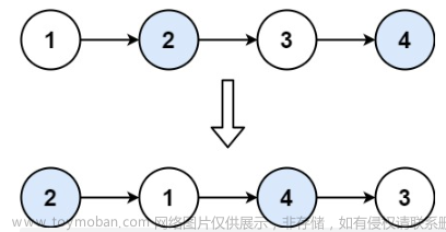 2023-08-06 LeetCode每日一题（24. 两两交换链表中的节点）