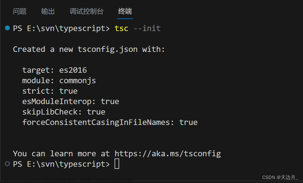 【01】基础知识：typescript安装及使用，开发工具vscode配置