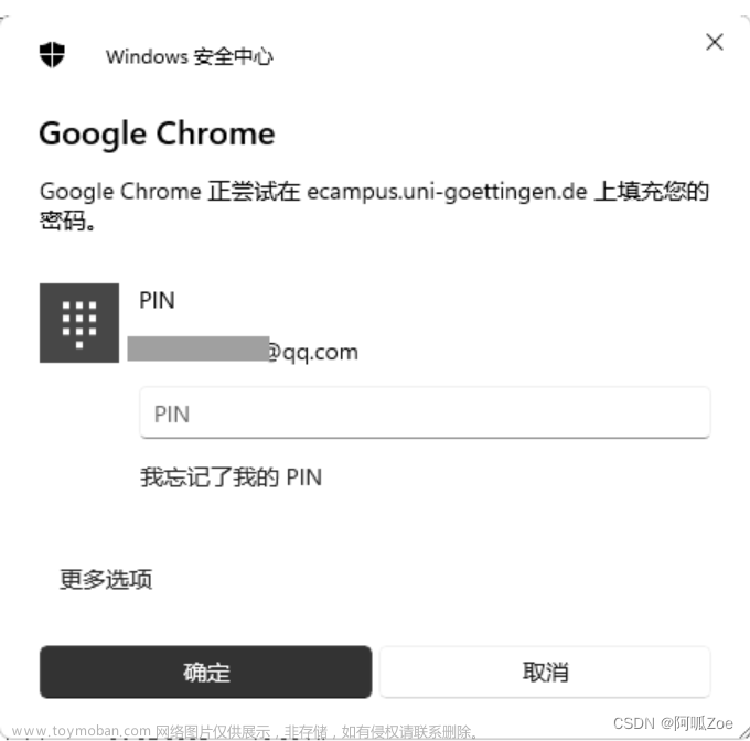 关闭chrome浏览器上自动填充密码的时候被Windows安全中心要去输入密码确认
