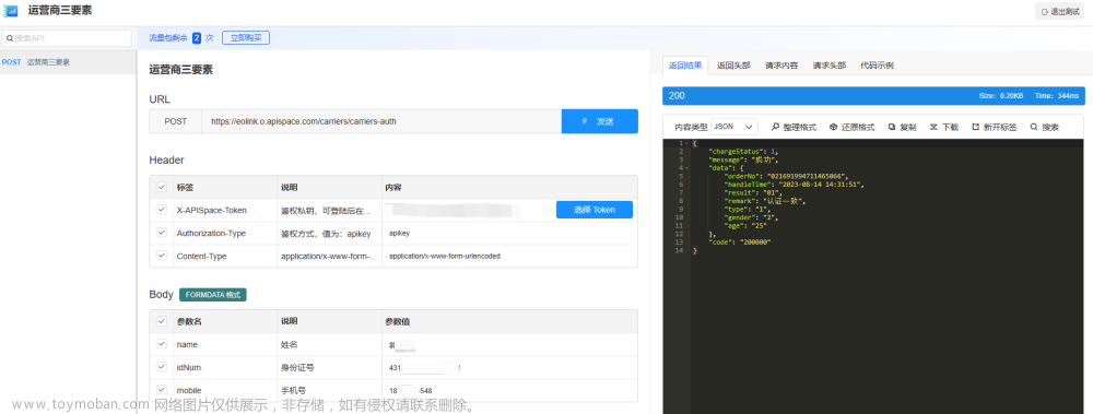 运营商三要素 API：构建安全高效的身份验证系统