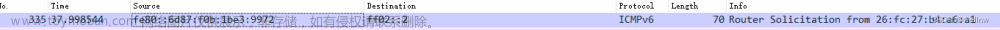 【IPv6】IPV6 SLAAC地址分配过程及抓包分析