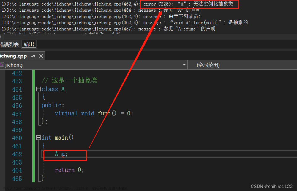 c++ - 抽象类 和 使用多态当中一些注意事项