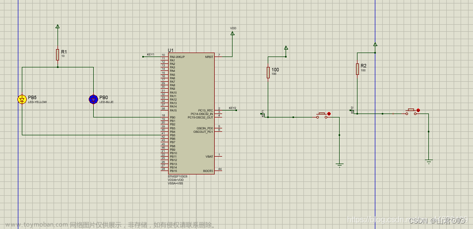 【STM32】按键控制LED亮灭实验——GPIO、LED、KEY、SYS