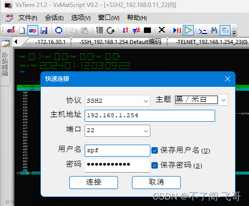 如何使用VxTerm进行网络设备登录管理