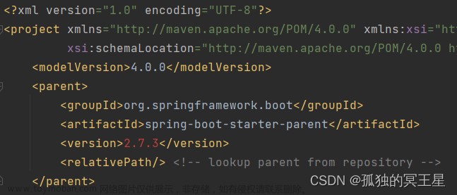 idea创建spring项目后报错‘org.springframework.boot:spring-boot-starter-parent:2.7.3‘ not found