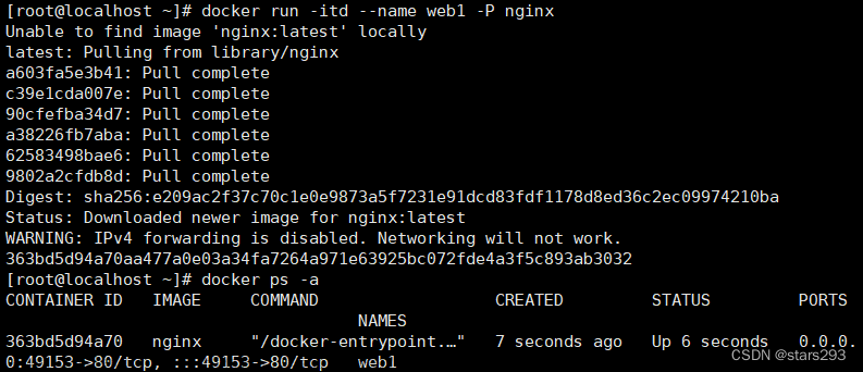 Docker的四种网络模式和相关网络命令
