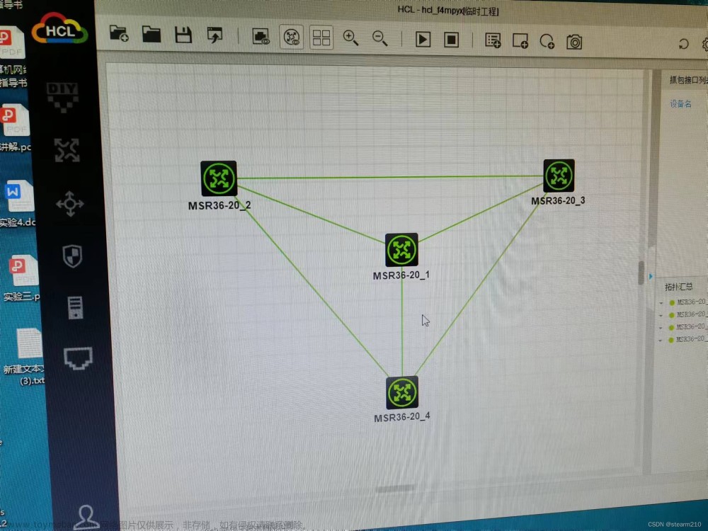 计算机网络 实验五 RIP与OSPF实验（网络层算法）