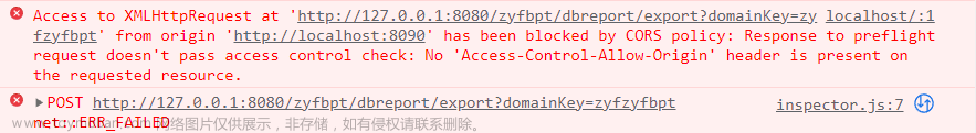 跨域问题踩坑记录——附多种报错详细解决方案