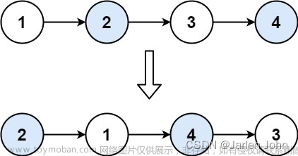 力扣题目学习笔记(OC + Swift)24. 两两交换链表中的节点