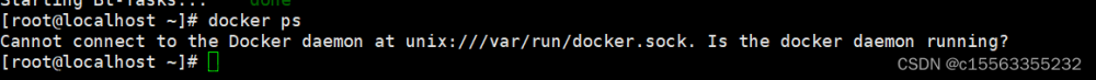 docker中“Cannot connect to the Docker daemon at .............Is the Docker daemon running?” 解决办法