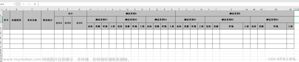 java poi实现Excel多级表头导出