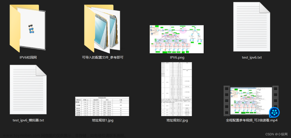 基于eNSP的IPv6校园网络规划与设计_综合实验