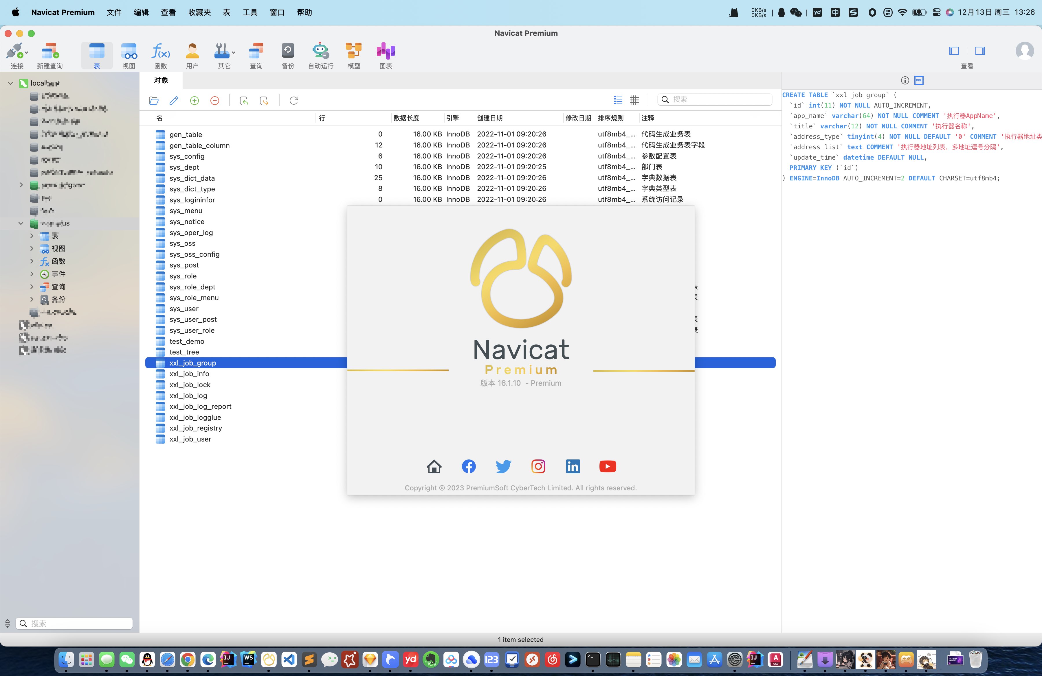 Mac 中文版 Navicat Premium 16 下载安装详细教程