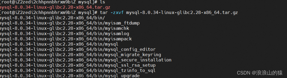 Linux 下安装配置部署MySql8.0