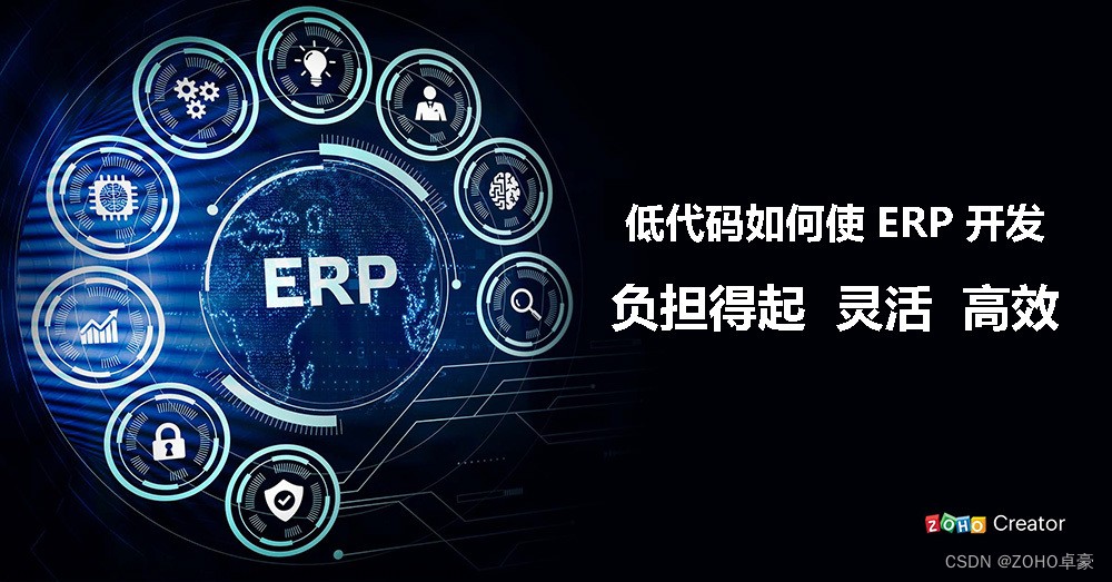 低代码助力ERP开发：实现负担得起、灵活与高效的解决方案,低代码