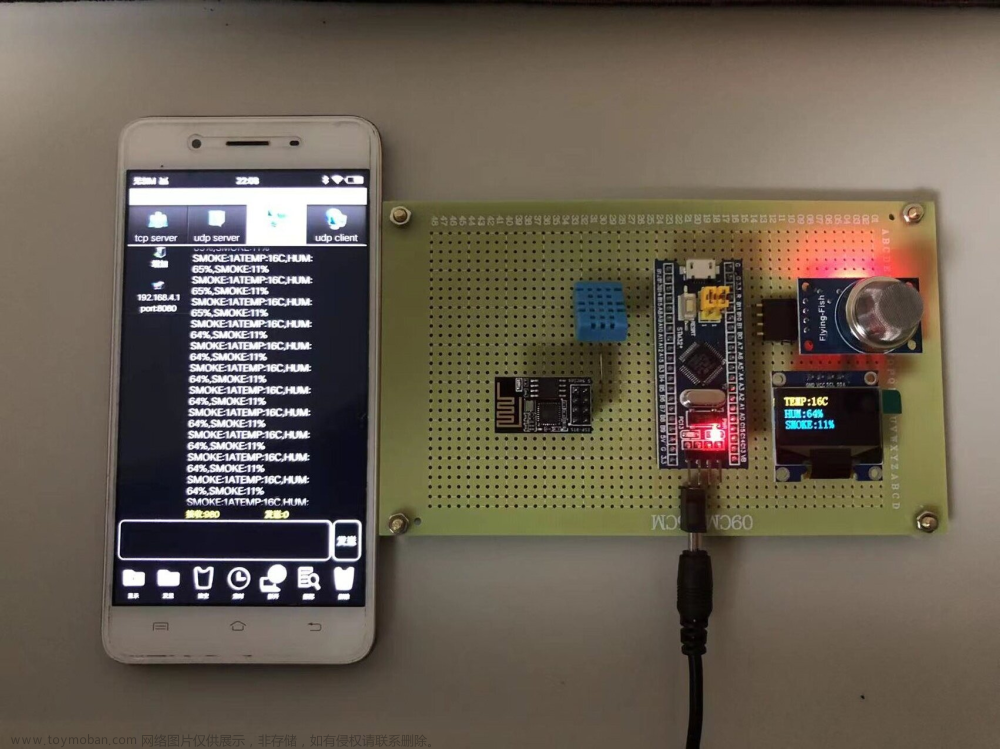 单片机项目分享 Stm32 WIFI智能家居温湿度和烟雾检测系统 - 单片机 物联网 嵌入式,单片机