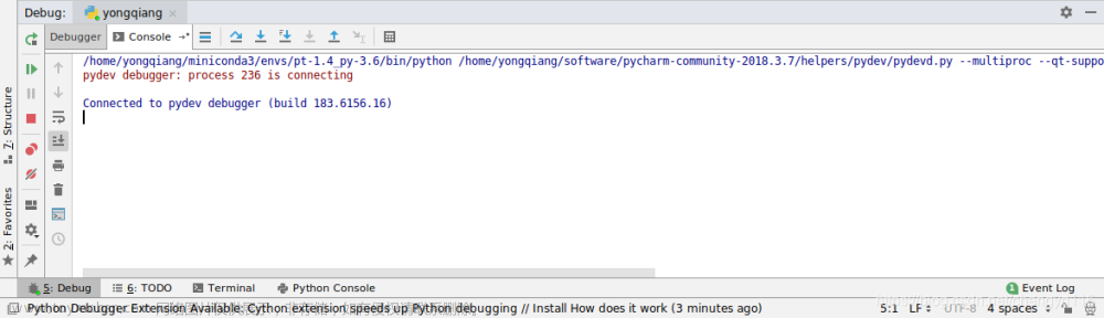 PyCharm 调试过程中控制台 (Console) 窗口内运行命令 - 实时获取中间状态