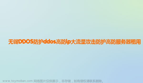 无锡DDOS防护ddos高防ip大流量攻击防护高防服务器租用